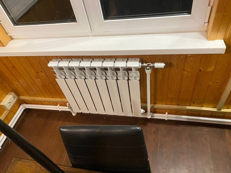 Отопление от газгольдера в Узловой под ключ - алюминиевые радиаторы